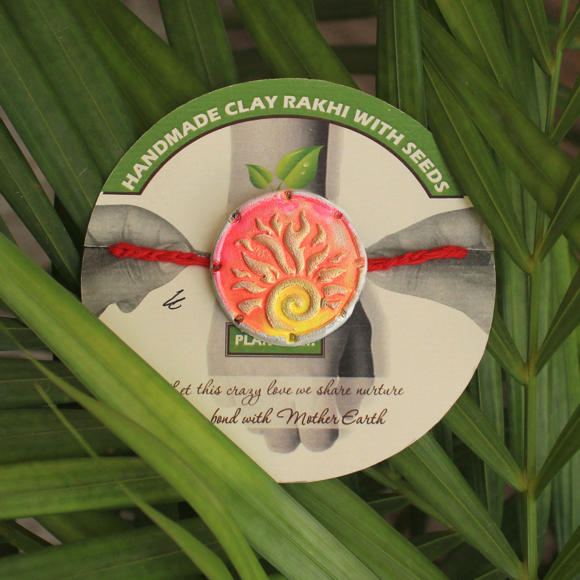 The Focused FIRE Clay Rakhi- "Elements of Life Collection"