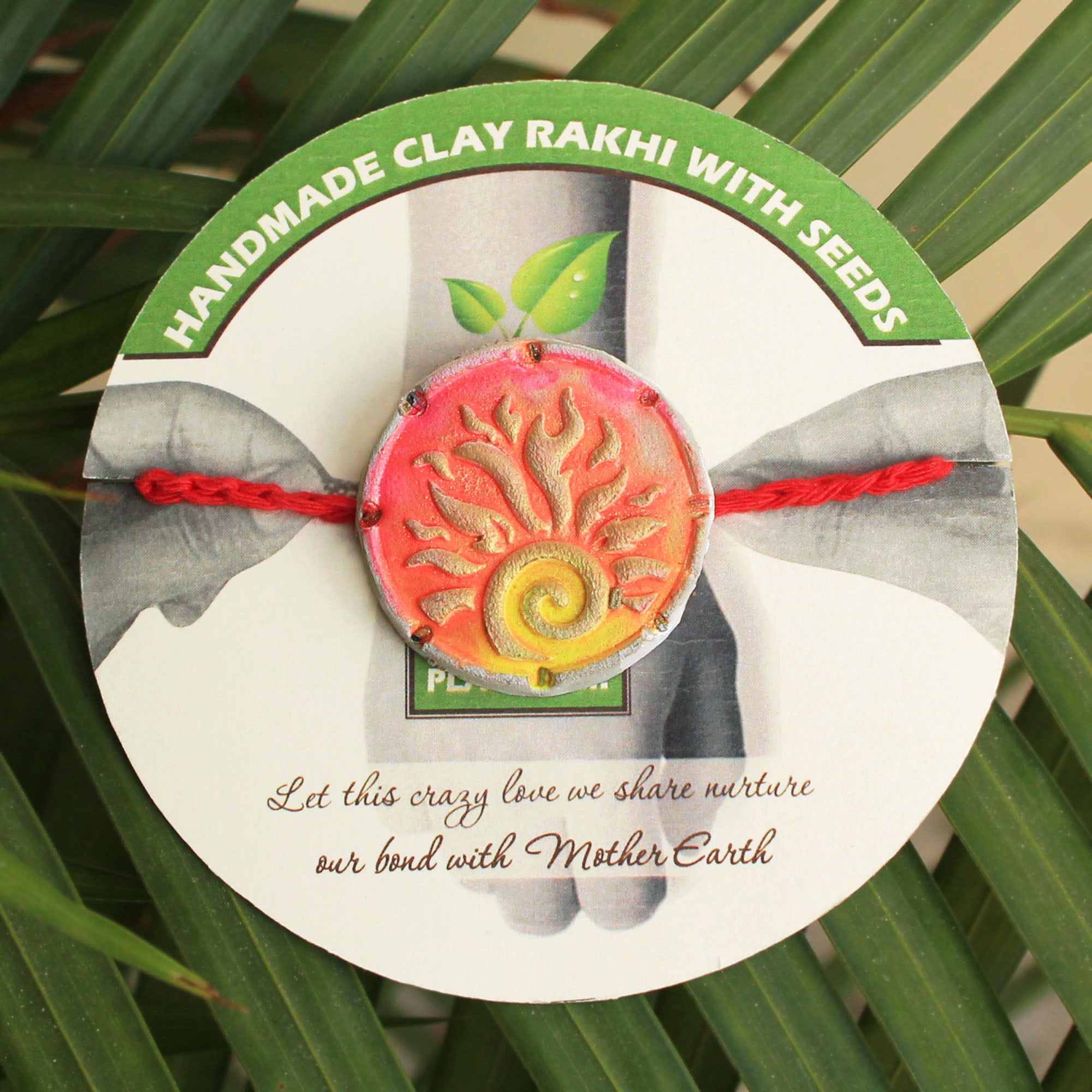 The Focused FIRE Clay Rakhi- "Elements of Life Collection"