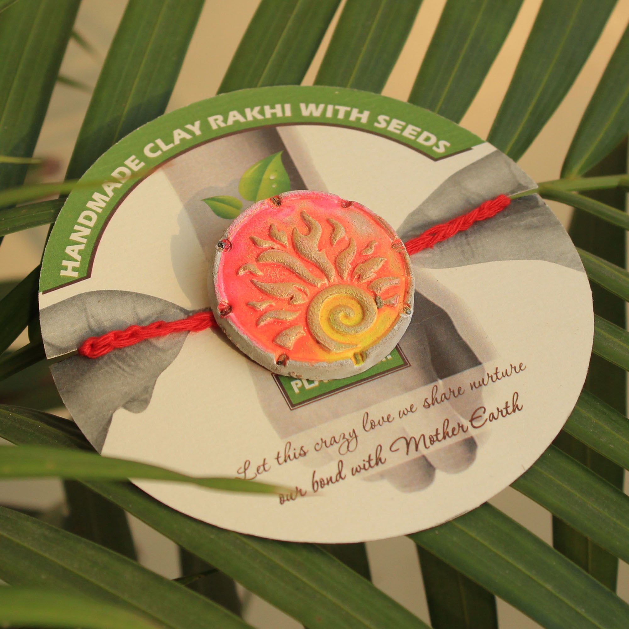 The Focused FIRE Clay Rakhi- "Elements of Life Collection"