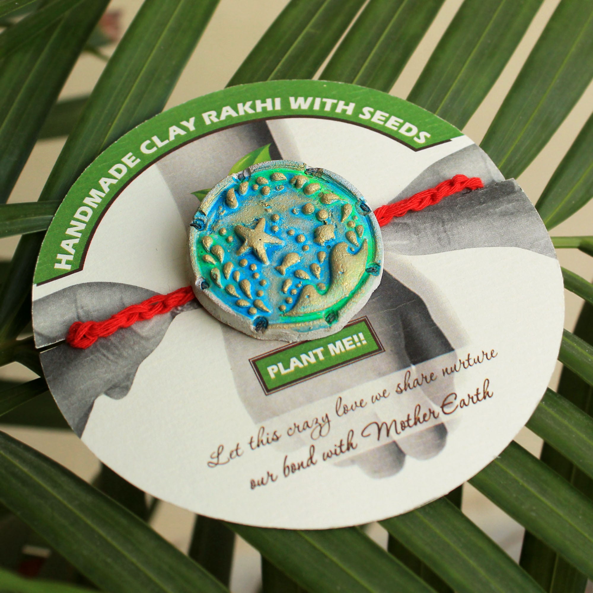 The Effortless Water Clay Rakhi- "Elements of Life Collection"
