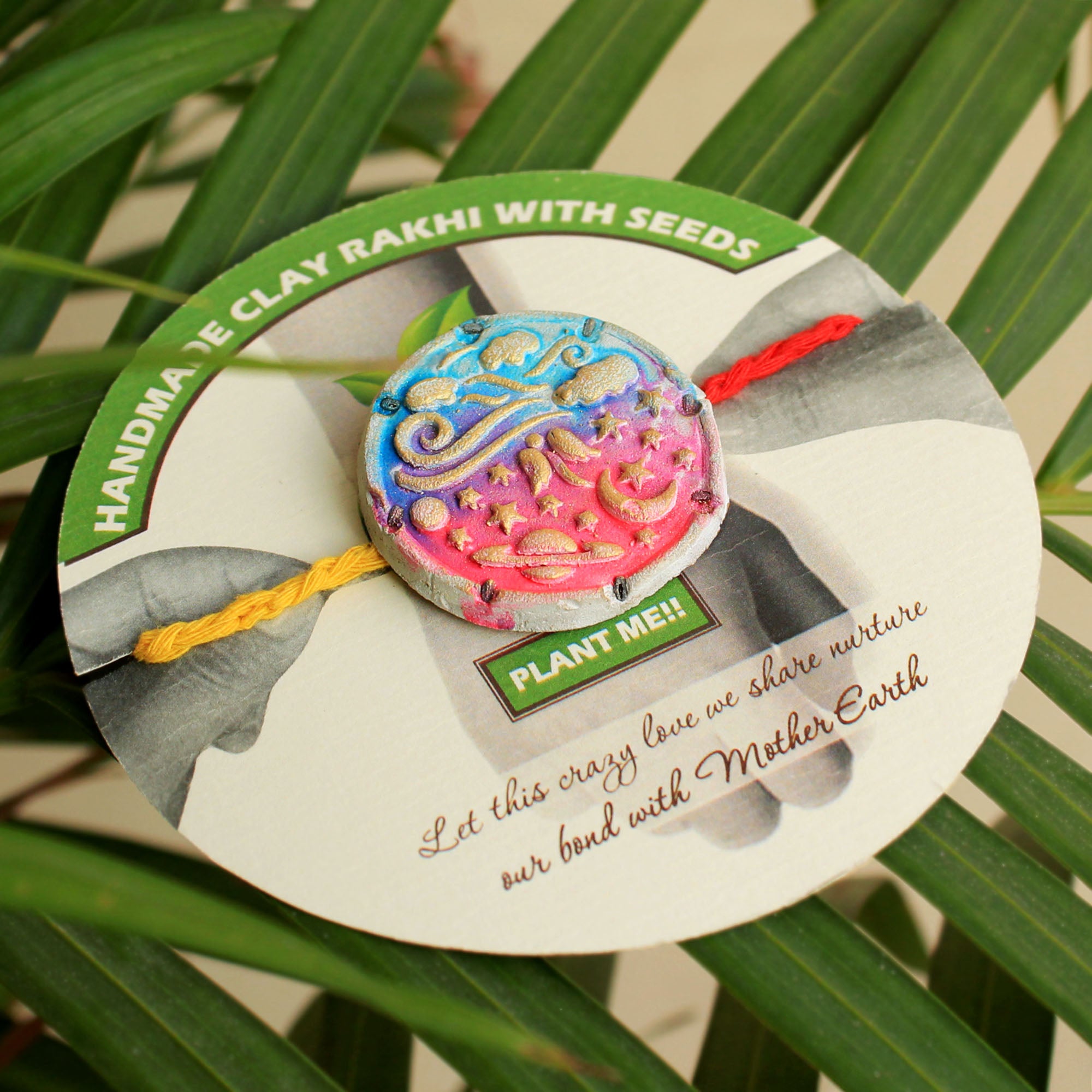 The Carefree Air Clay Rakhi - "Elements of Life Collection"