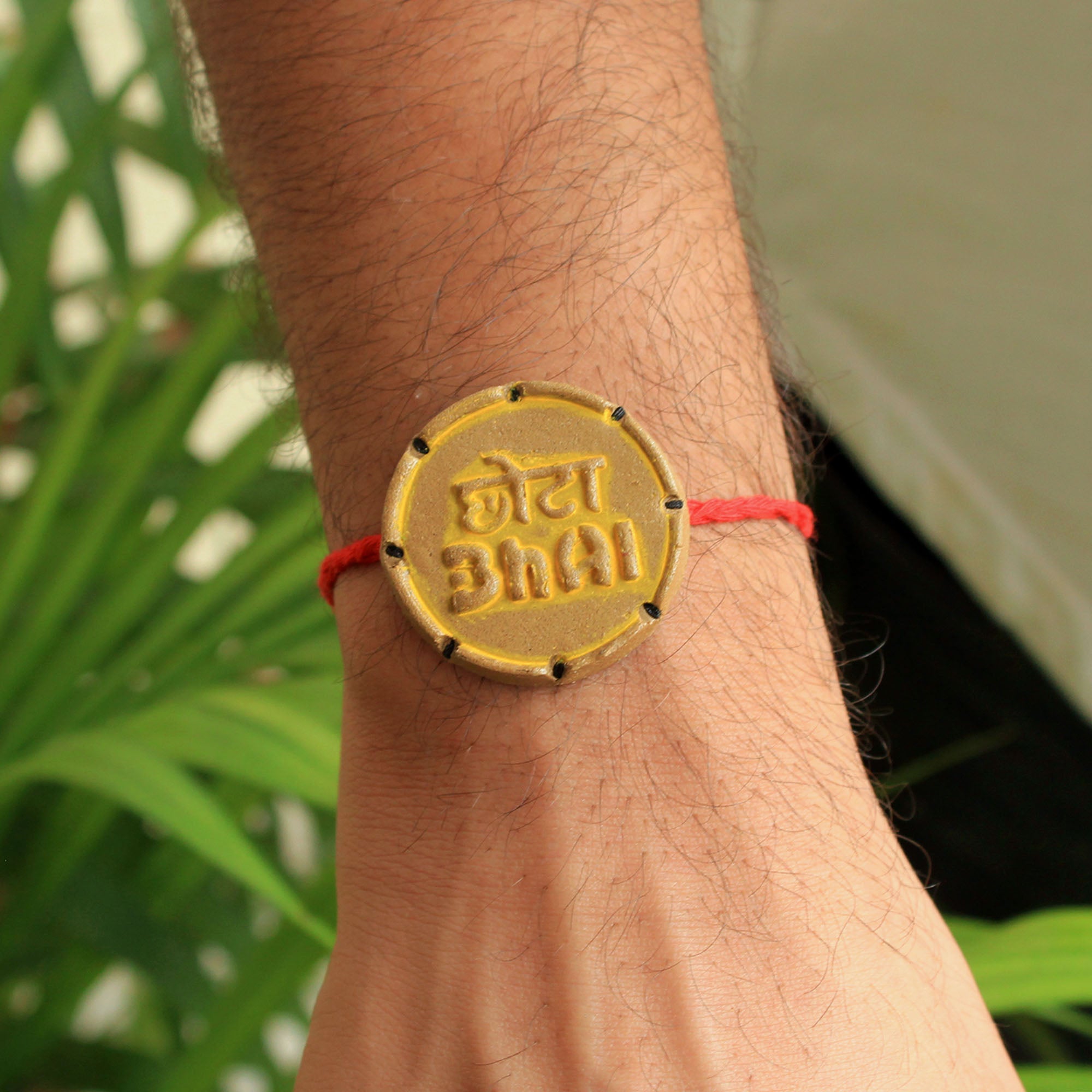 Chota Bhai Grow Green Clay Rakhi