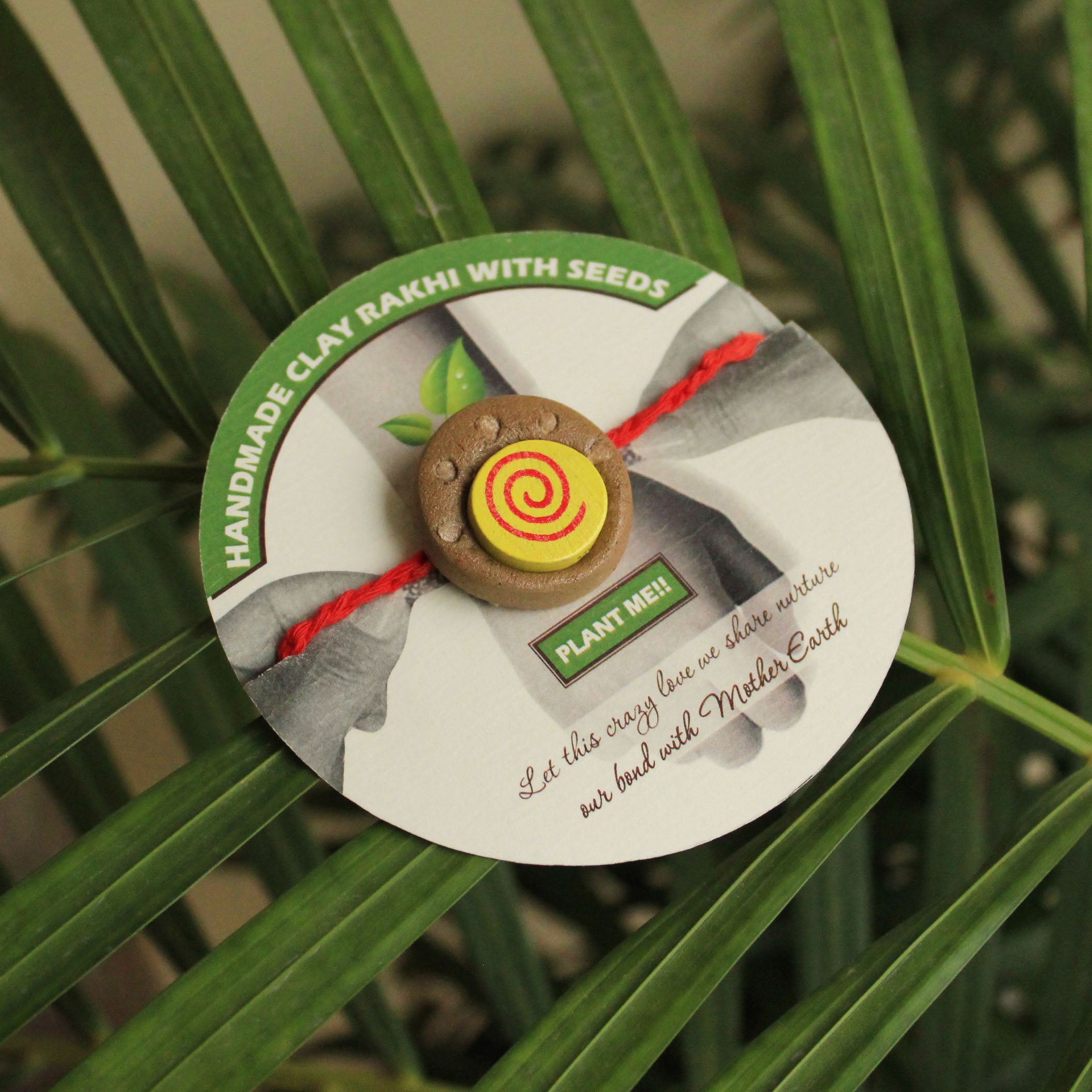 Spiral Kids Grow Green Clay Rakhi