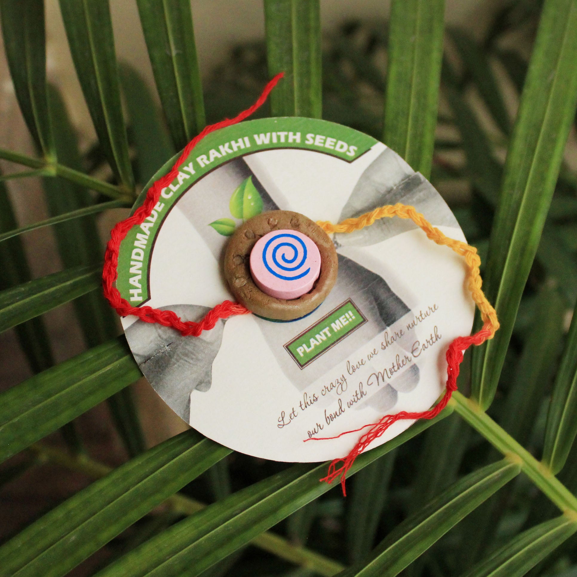 Spiral Kids Grow Green Clay Rakhi