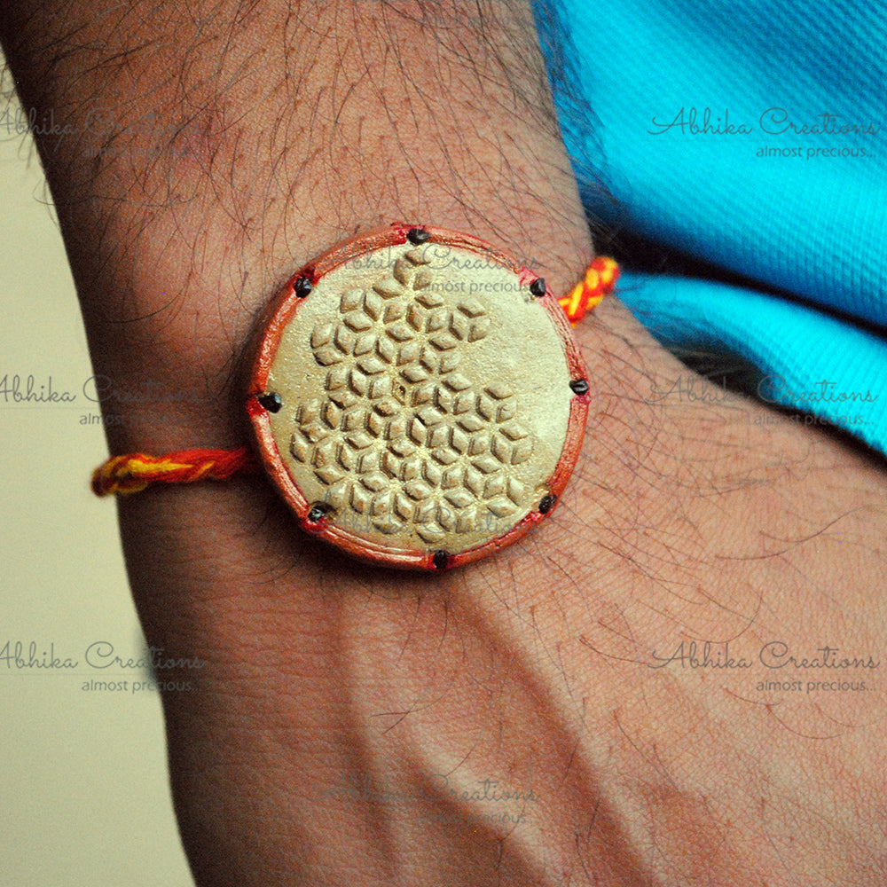 Sugary Honeycomb Rakhi , The Abstract Nature Collection