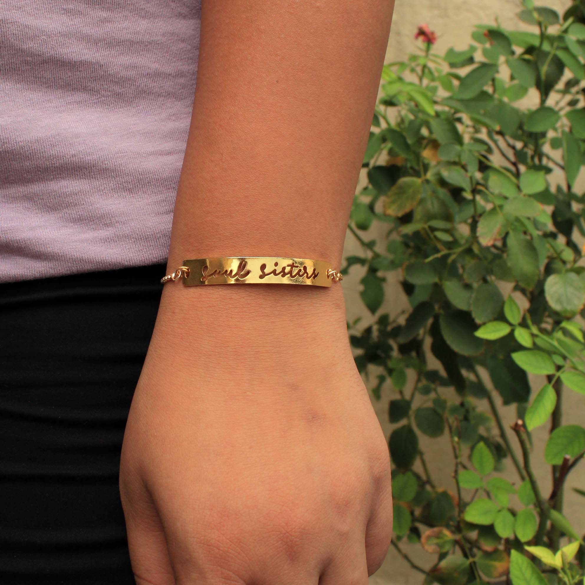 BeAbhika Gold Tone Bracelet Lumba Adjsutable Bhabhi Lumba Designer Unique Sister In Law Rakhi Available In India Best Price Send Rakhi To Brother Online COD Express Shipping Sister Rakhi