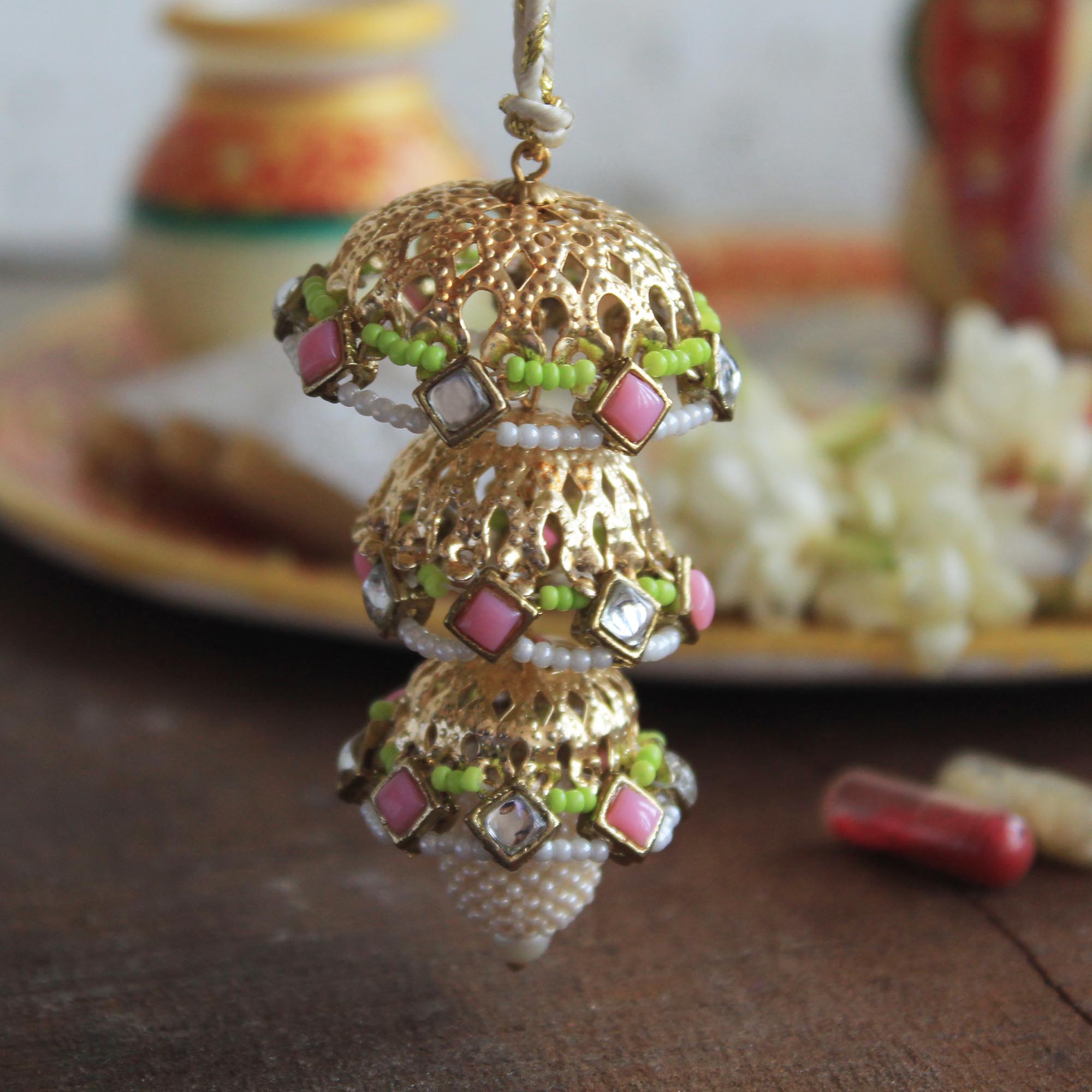 Jhumki Style Lumba