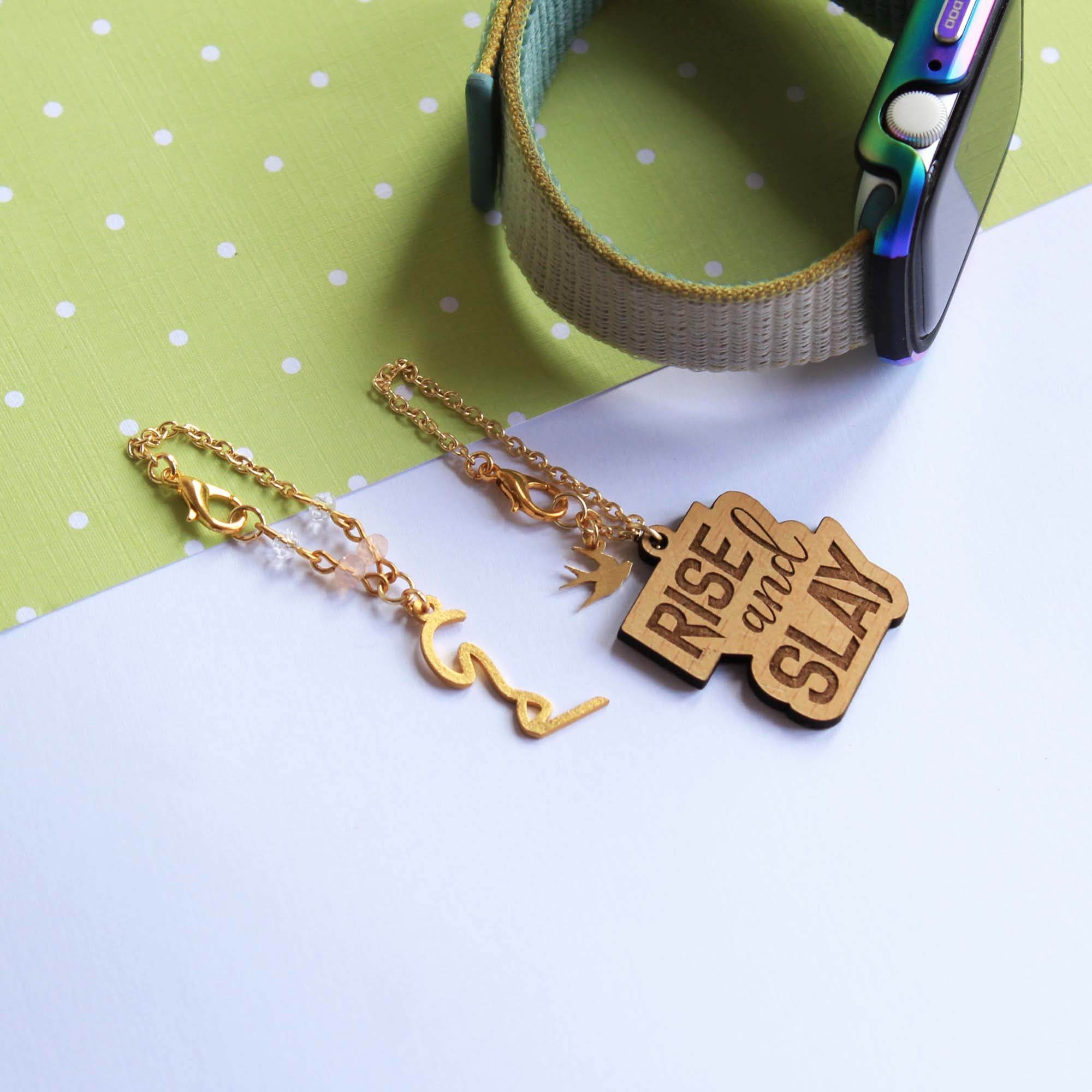 Rise & Slay Ammi Set Of 2 Watch Charms - BeAbhika.com