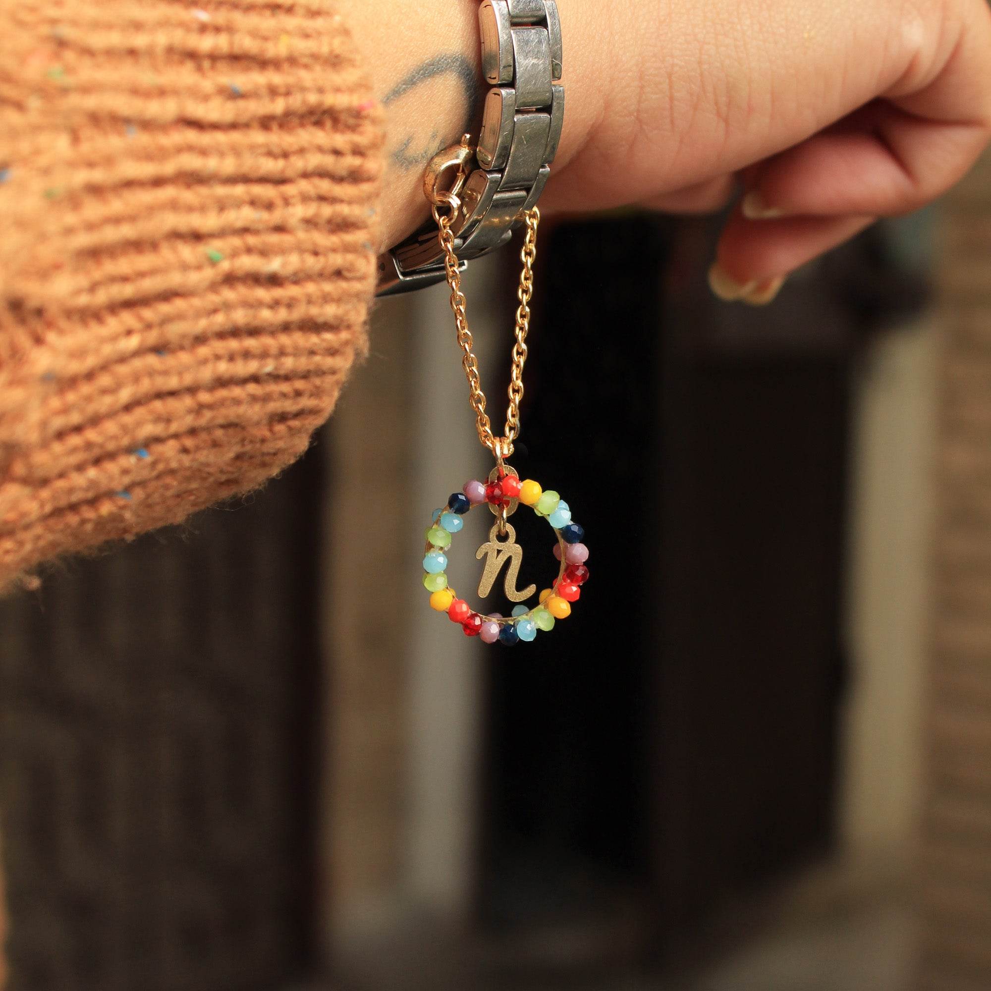 white pearls, golden laser cut & mixed alloy.
