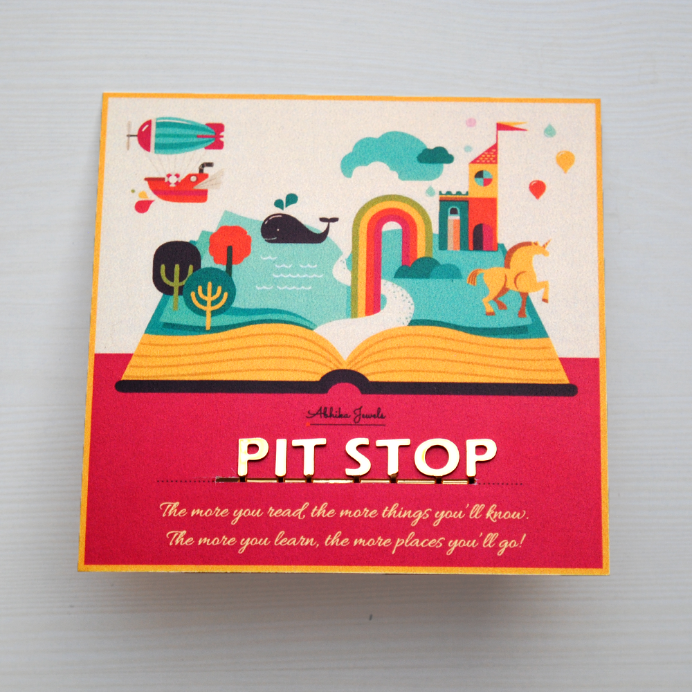 Pit Stop Bookmark