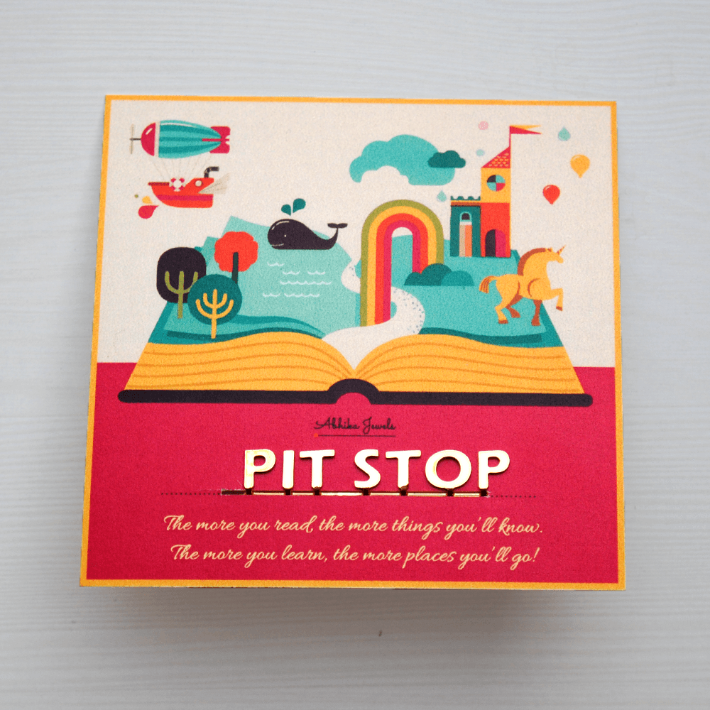 Pit Stop Bookmark - BeAbhika.com