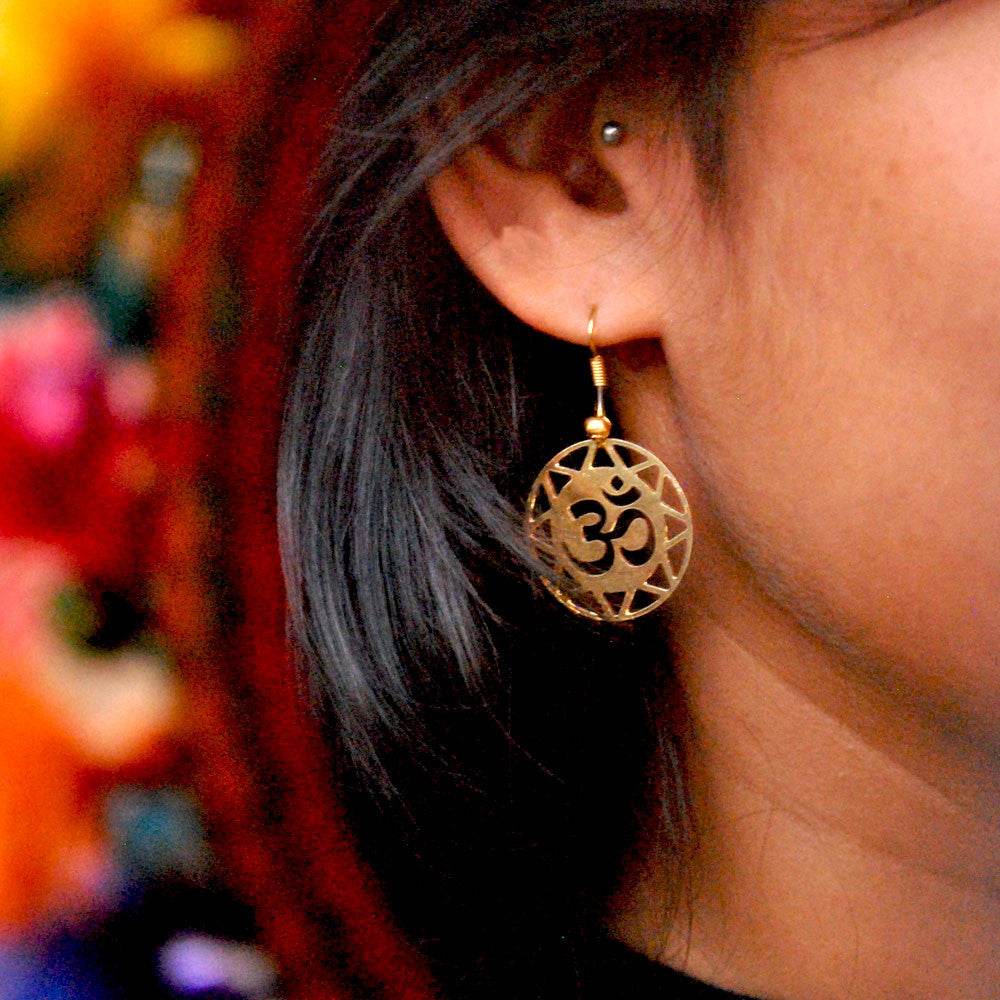 Traditional Kundan earrings in gold-tone, perfect for weddings and festive wear