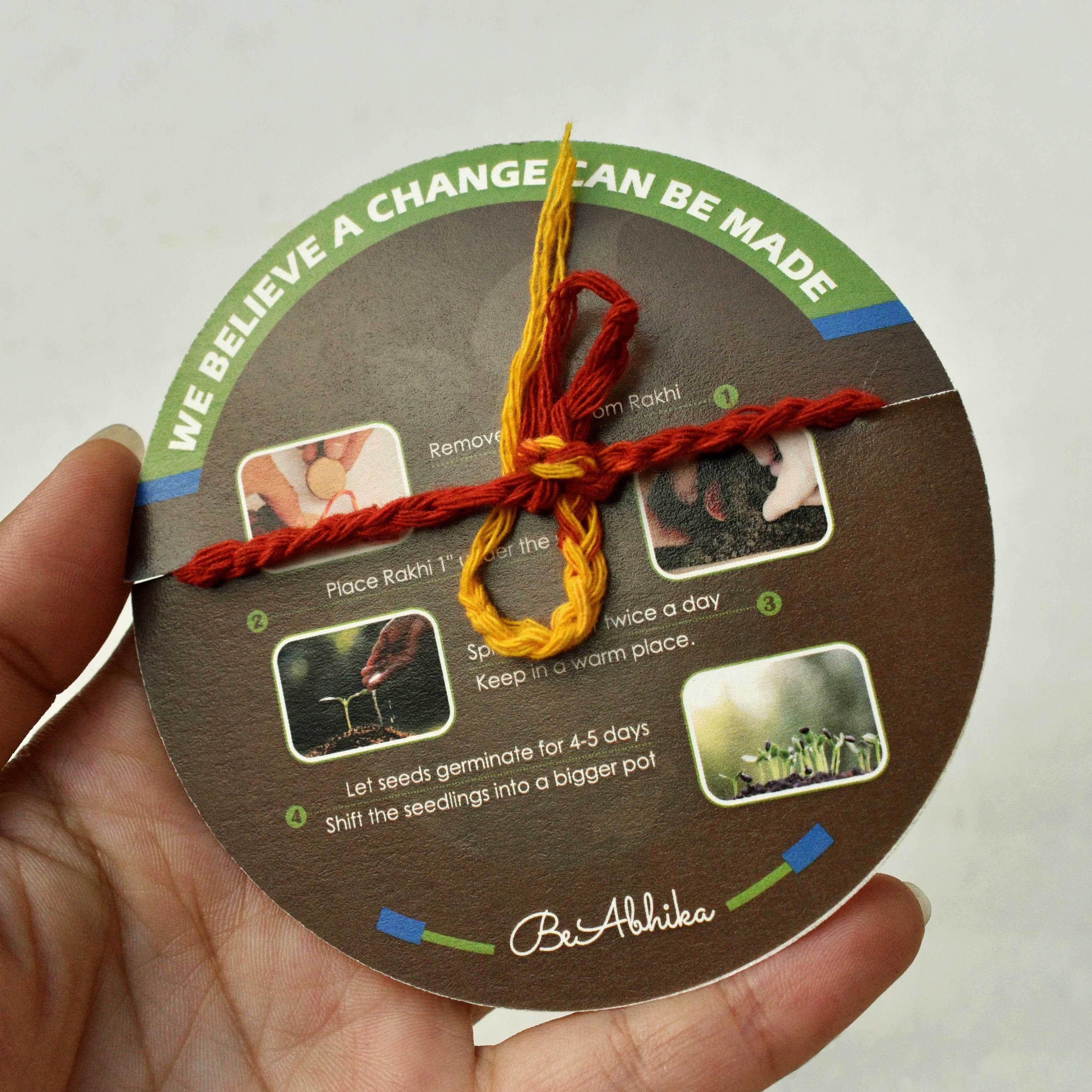 The Carefree Air Clay Rakhi - "Elements of Life Collection"