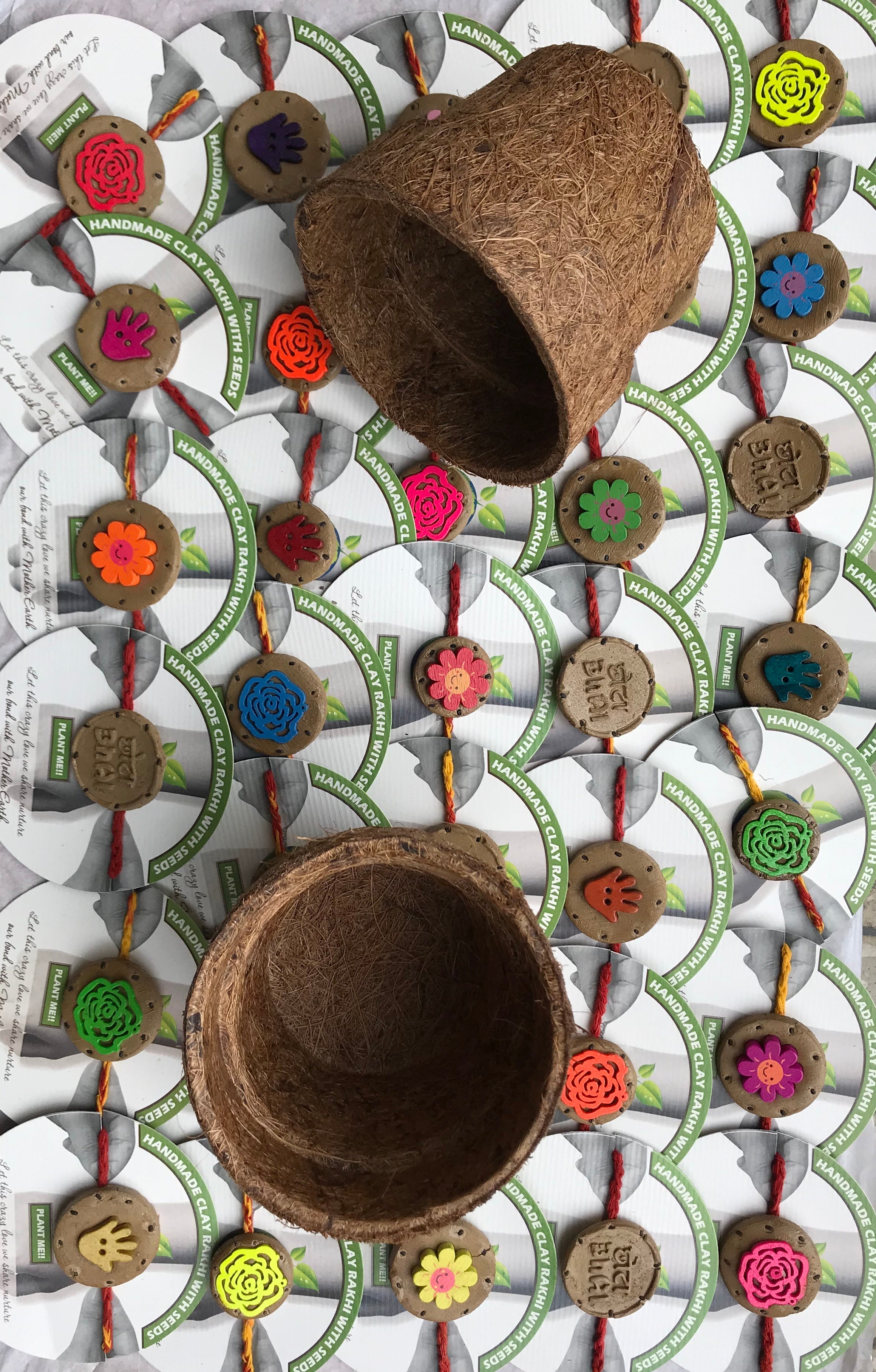 The Focused FIRE Clay Rakhi- "Elements of Life Collection"