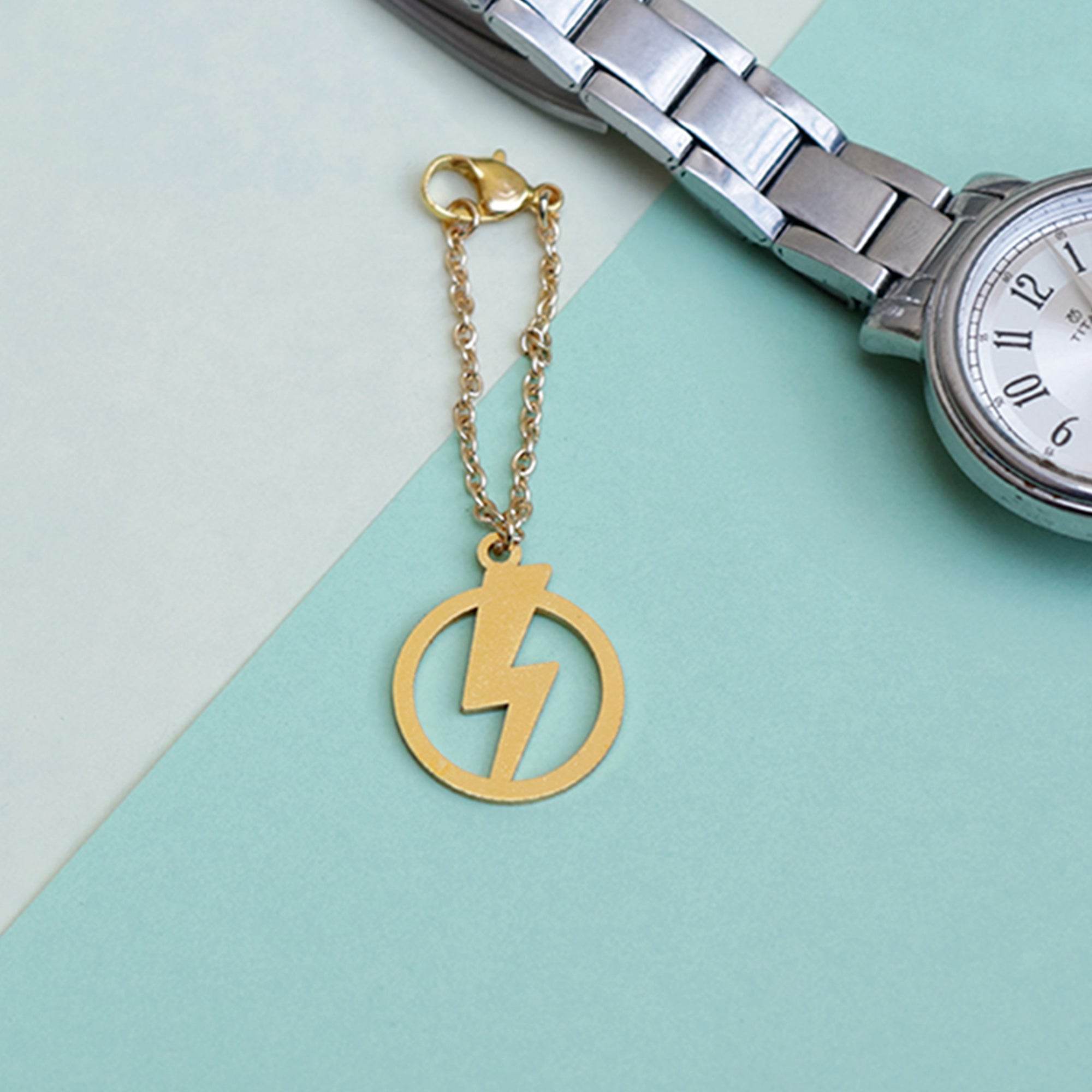 Laser cut mild steel watch charms accessories