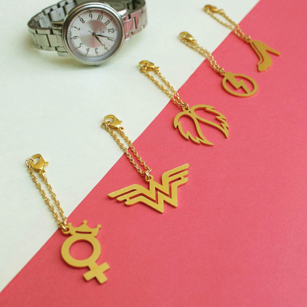 laser cut steel watch chrams accessories