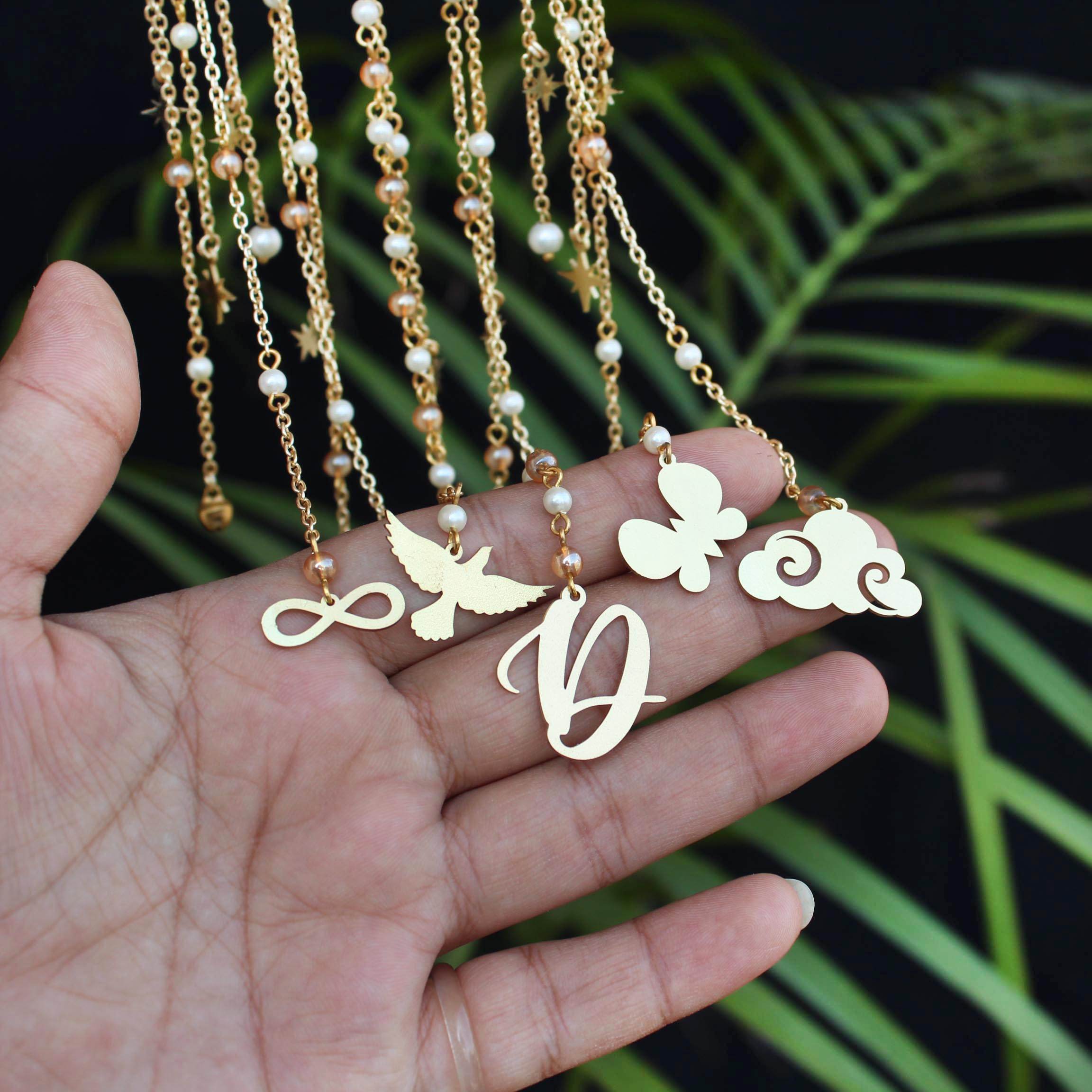 Customised Charms Golden Kaleere Punjabi Wedding Bridal Silver Kalira Personalised Golden Rose Gold Kaleera Traditional Designer Kalire