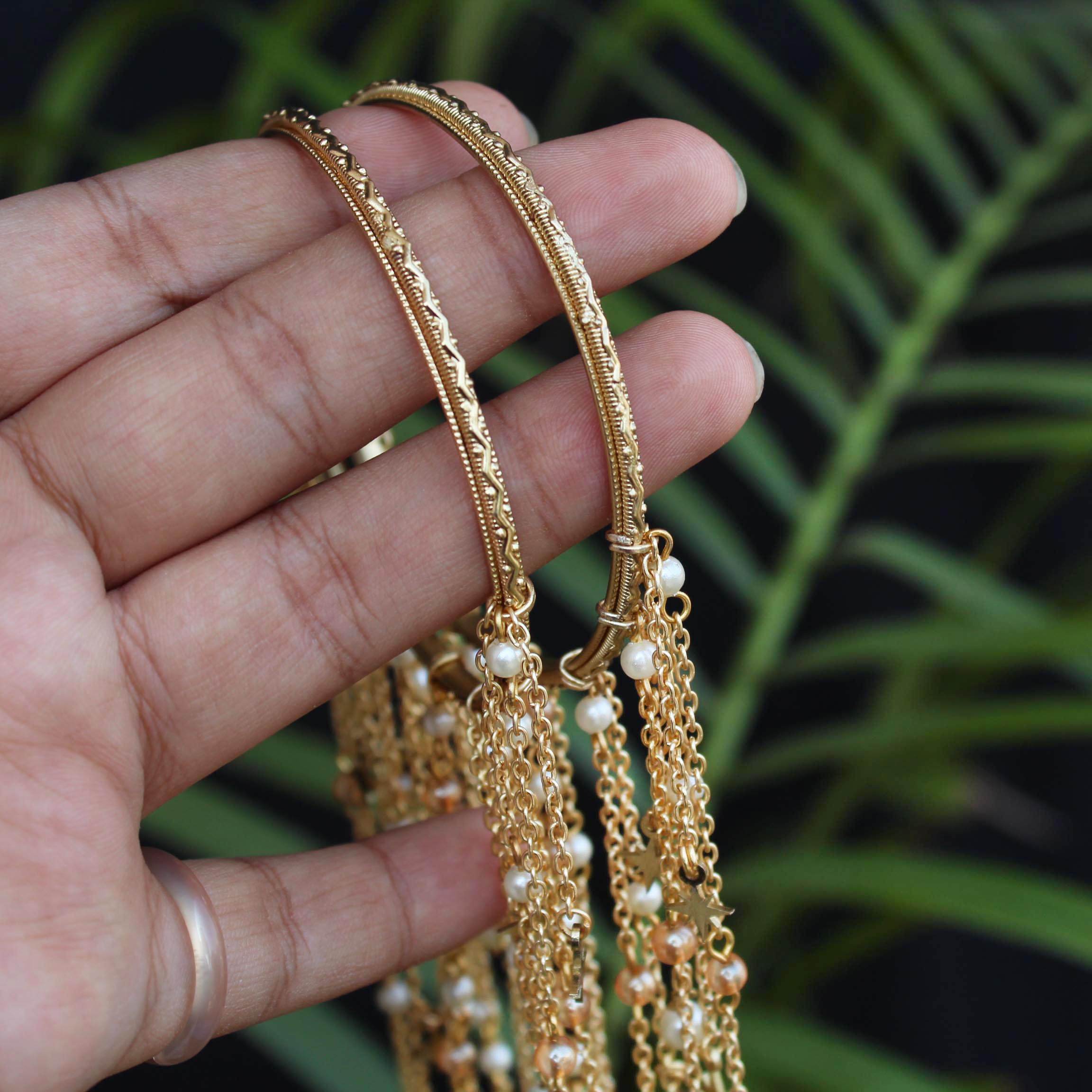 Customised Charms Golden Kaleere Punjabi Wedding Bridal Silver Kalira Personalised Golden Rose Gold Kaleera Traditional Designer Kalire