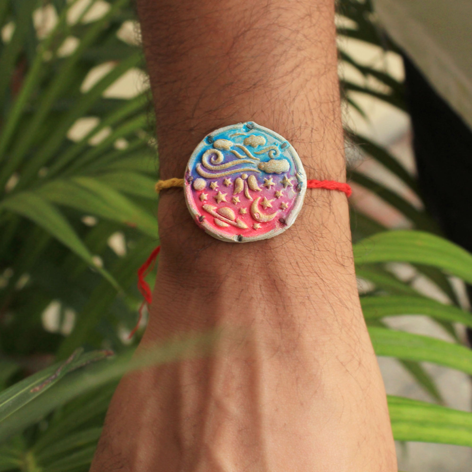 The Carefree Air Clay Rakhi - "Elements of Life Collection"