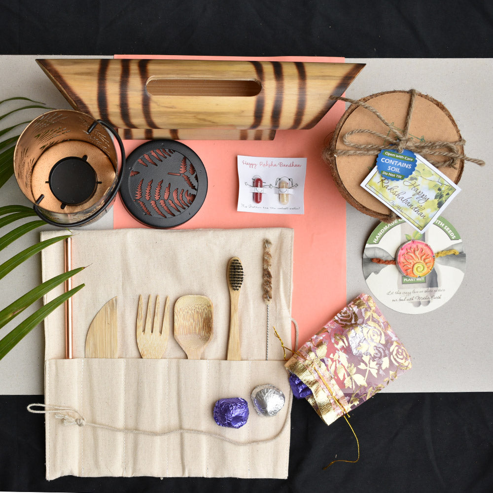 The Ultimate Eco Friendly Clay Rakhi Gift Box for Bhai