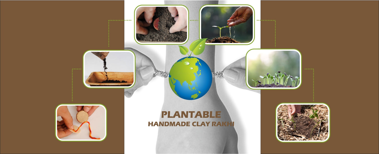 The Focused FIRE Clay Rakhi- "Elements of Life Collection"