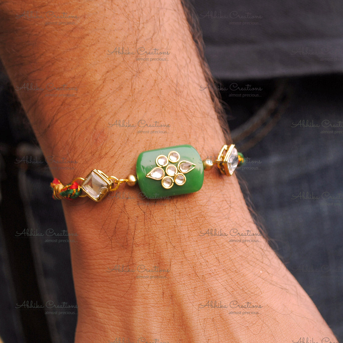 Kundan Knot Rakhi