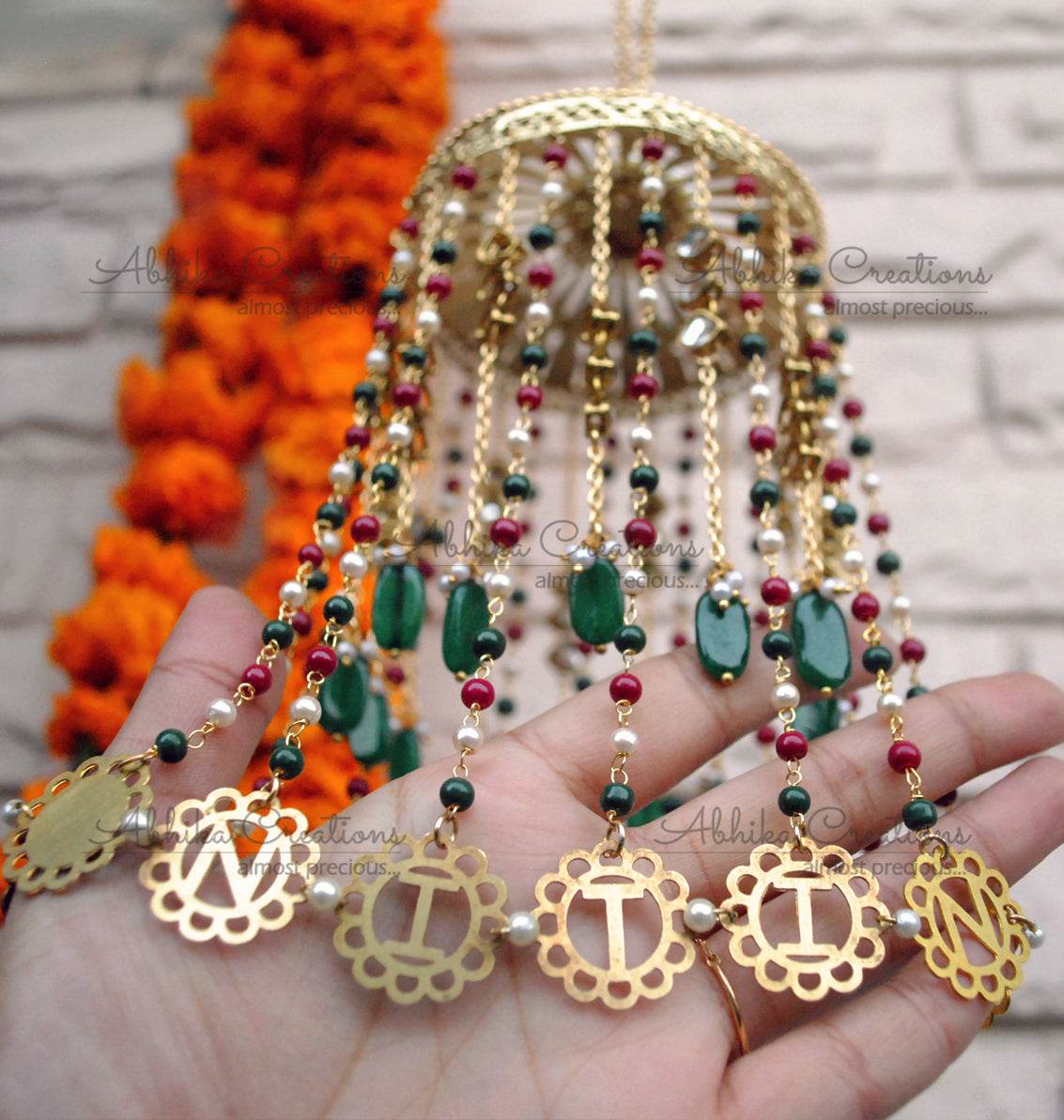 Customised Charms Golden Kaleere Punjabi Wedding Bridal Silver Kalira Personalised Golden Rose Gold Kaleera Traditional Designer Kalire