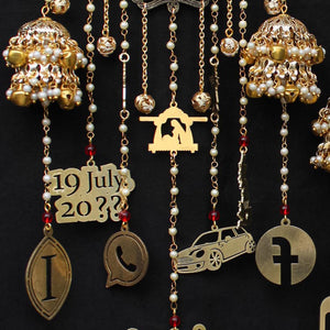 Heritage Half-Moon Customisable Kaleere - Set Of 2 Pieces