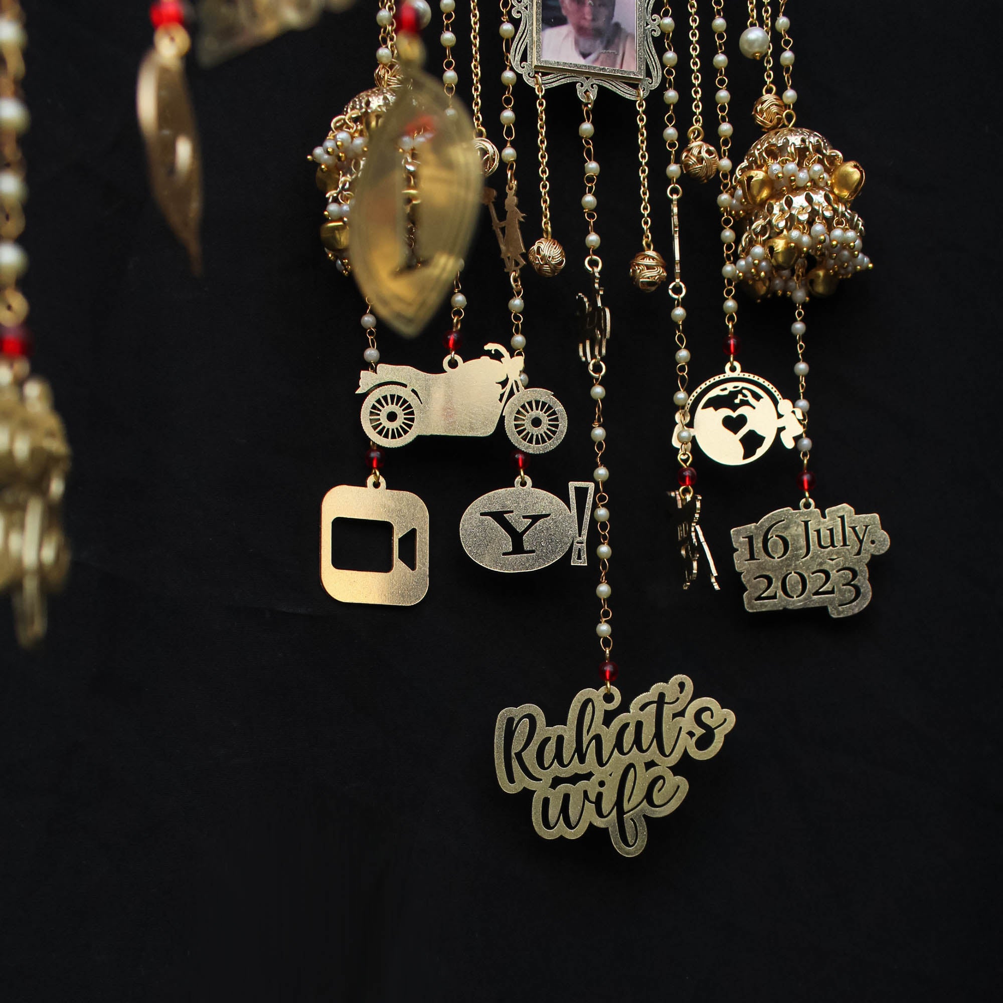 Heritage Half-Moon Customisable Kaleere - Set Of 2 Pieces