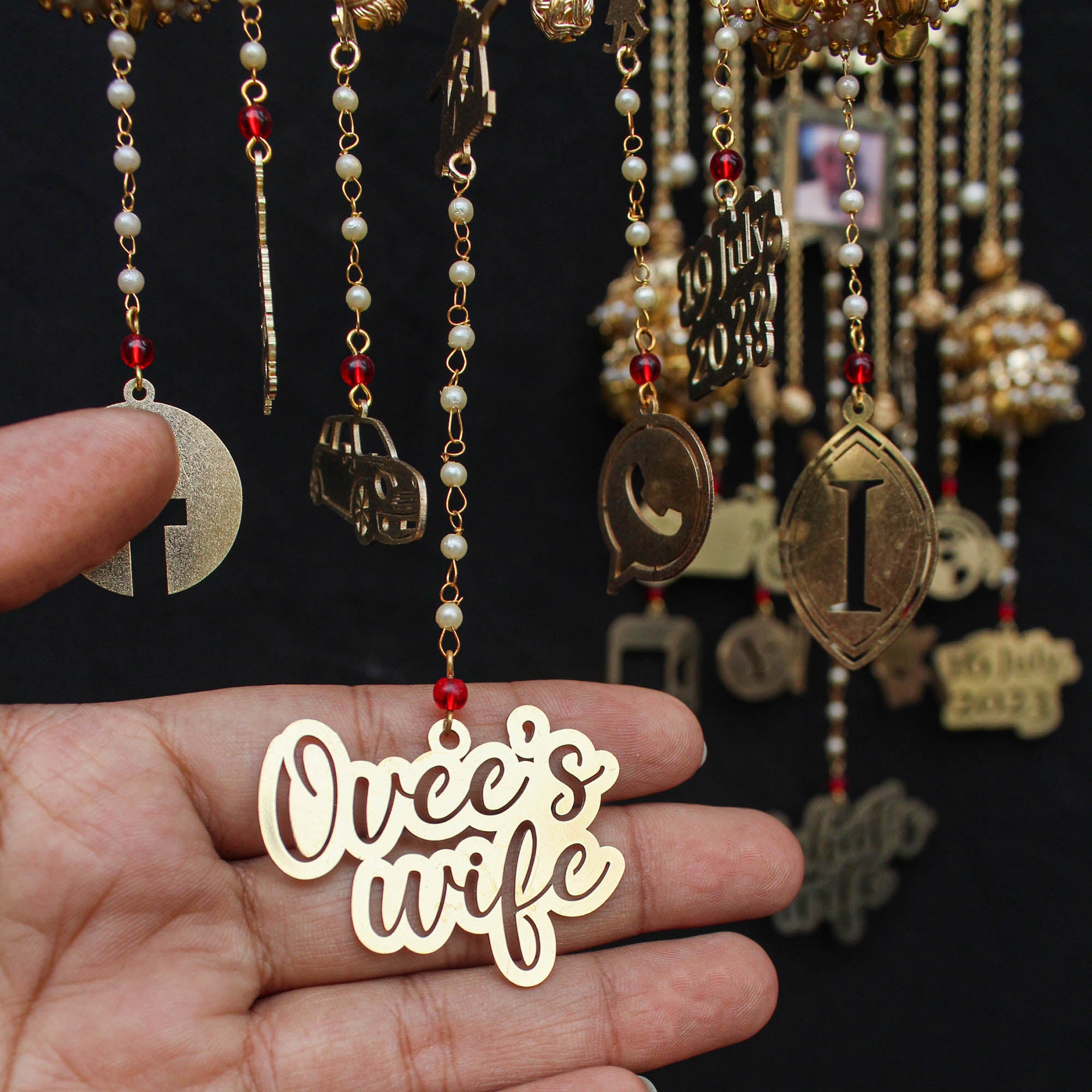 Heritage Half-Moon Customisable Kaleere - Set Of 2 Pieces