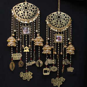 Heritage Half-Moon Customisable Kaleere - Set Of 2 Pieces