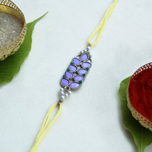 Purple Petal Vivid Vintage Rakhi