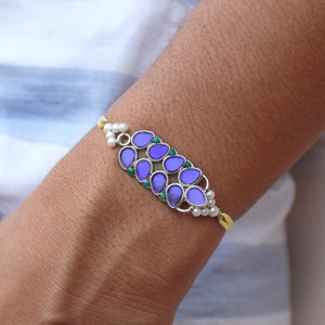 Purple Petal Vivid Vintage Rakhi