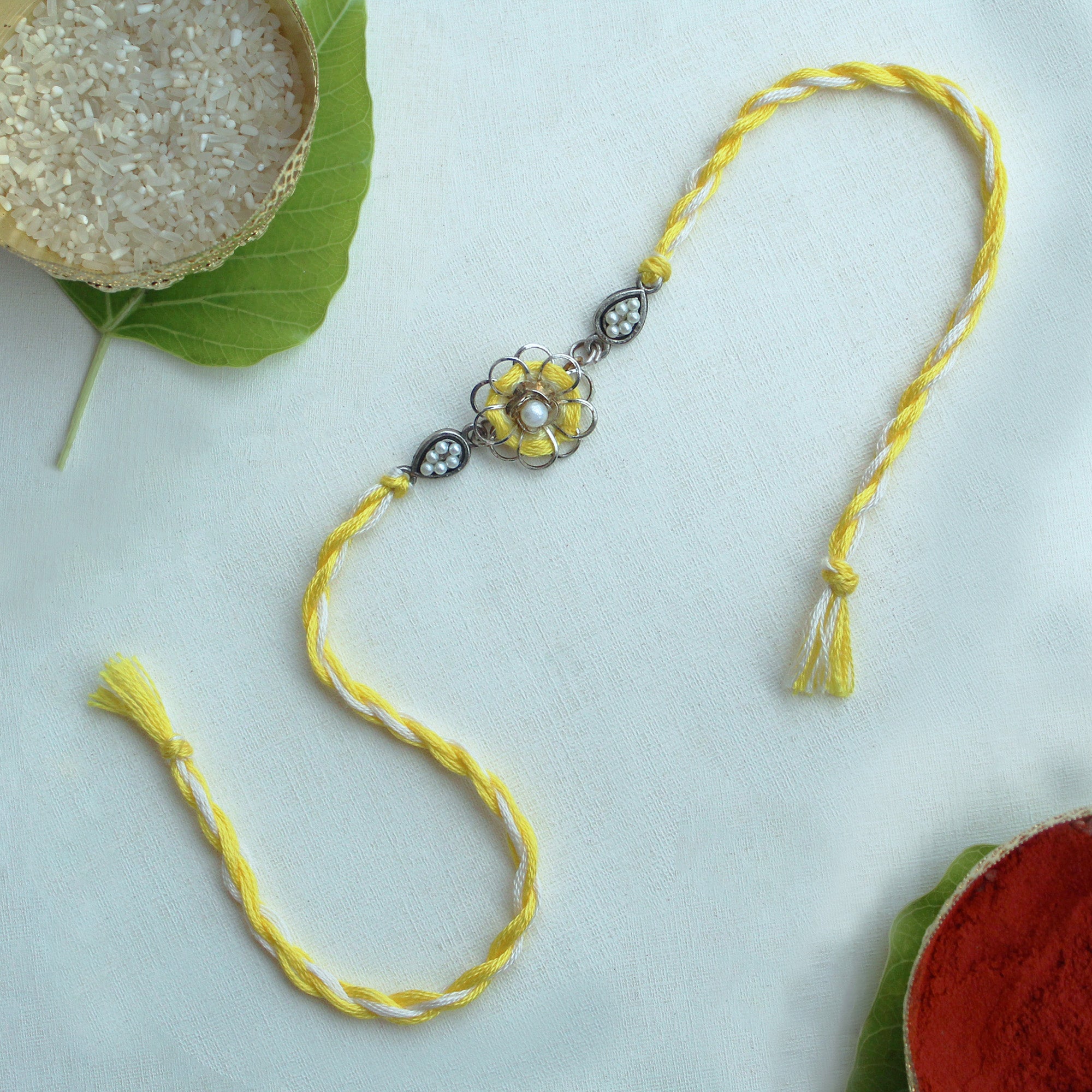 Sunshine Blossom Vivid Vintage Rakhi