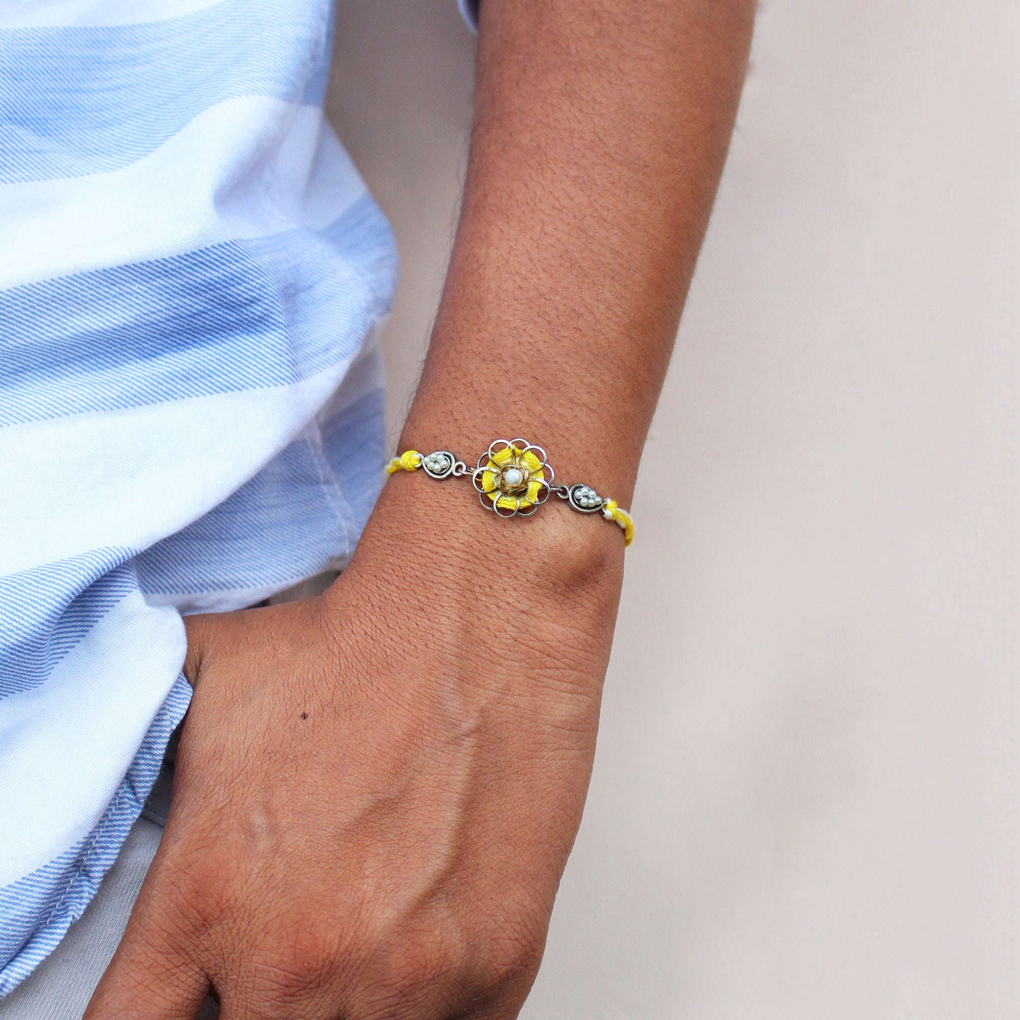 Sunshine Blossom Vivid Vintage Rakhi
