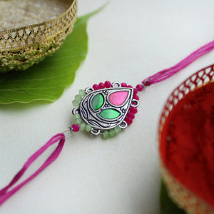 Regal Blossom Vivid Vintage Rakhi