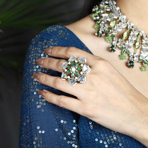 Geometric Aesthetic Ring - BeAbhika.com