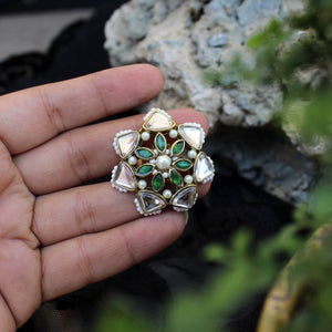 Geometric Aesthetic Ring - BeAbhika.com