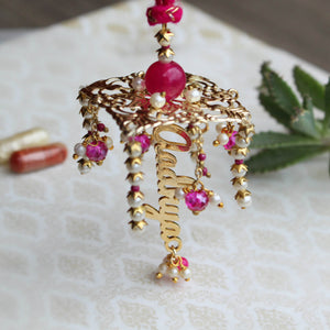 BeAbhika Full Name Customised Lumba For bhabhi Personalised Name Bracelet Unique Designer Sister In Law Bhabhi Rakhi Available In India Best Price Online COD Express Shipping Send Rakhi To Brother