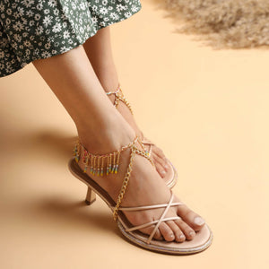 Colorful Golden Cascade Heel Harness - Set Of 2 - BeAbhika.com