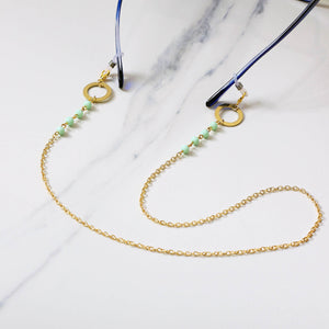 Pink Color Ladies Spectacles Chain Eyeglasses Holder Girls Air pods Holder Apple Air pods Chain Green Color Sun Glasses Women Eye Wear Blue Color Chain Running Airpods Holder Chain