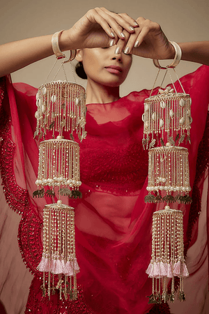 Customised Charms Golden Kaleere Punjabi Wedding Bridal Silver Kalira Personalised Golden Rose Gold Kaleera Traditional Designer Kalire