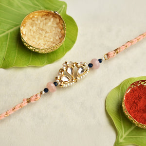 Kundan Crown Rakhi