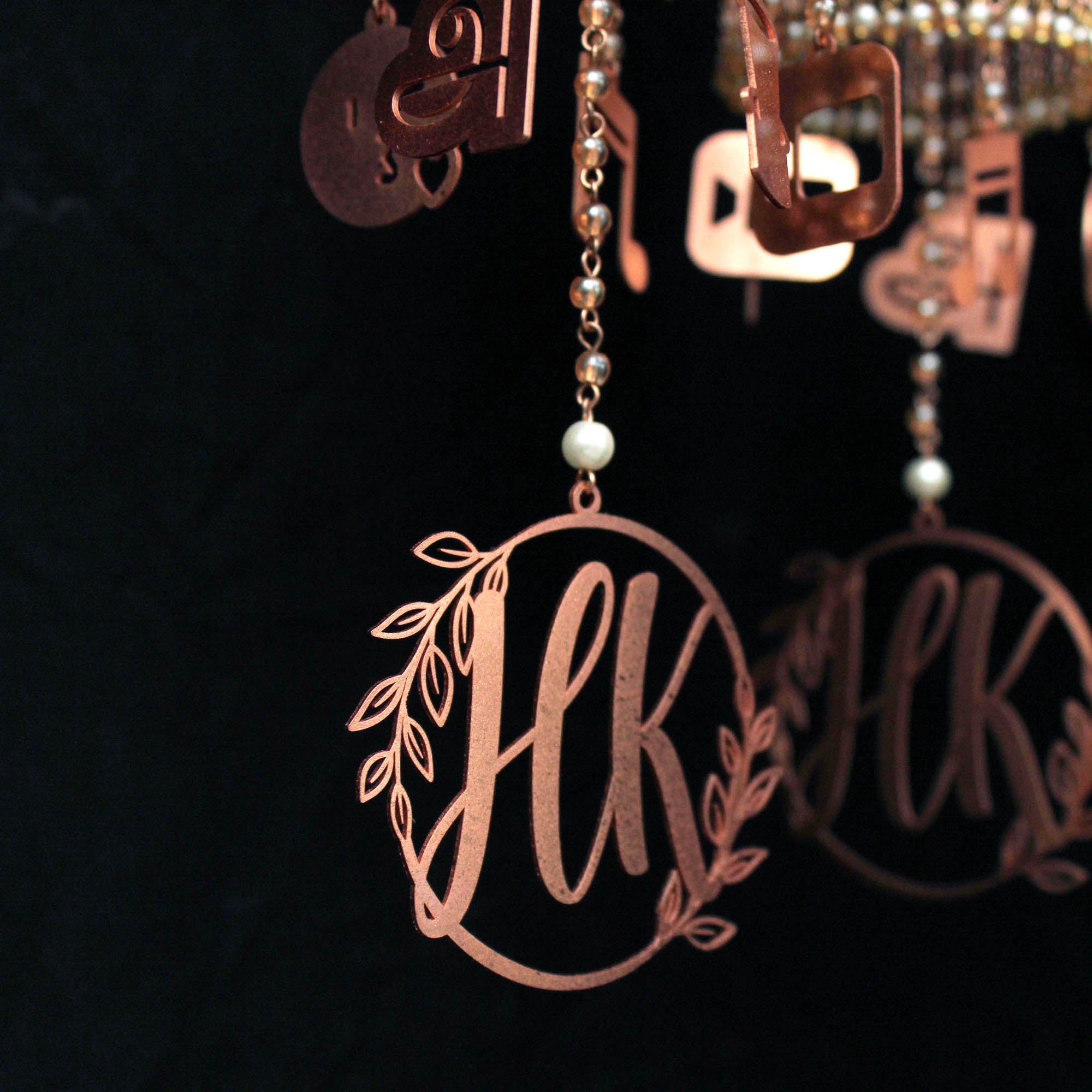 Rose Gold Customise Love Story Charm Kaleera