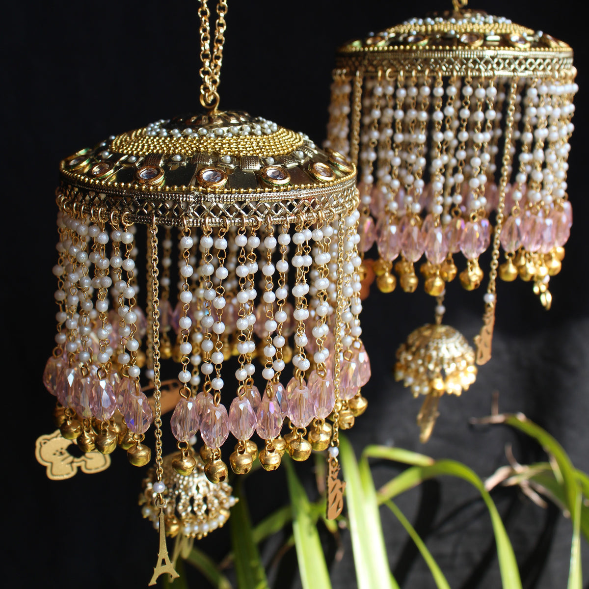 Noor Crystal Kaleera Set Of 2 Pieces