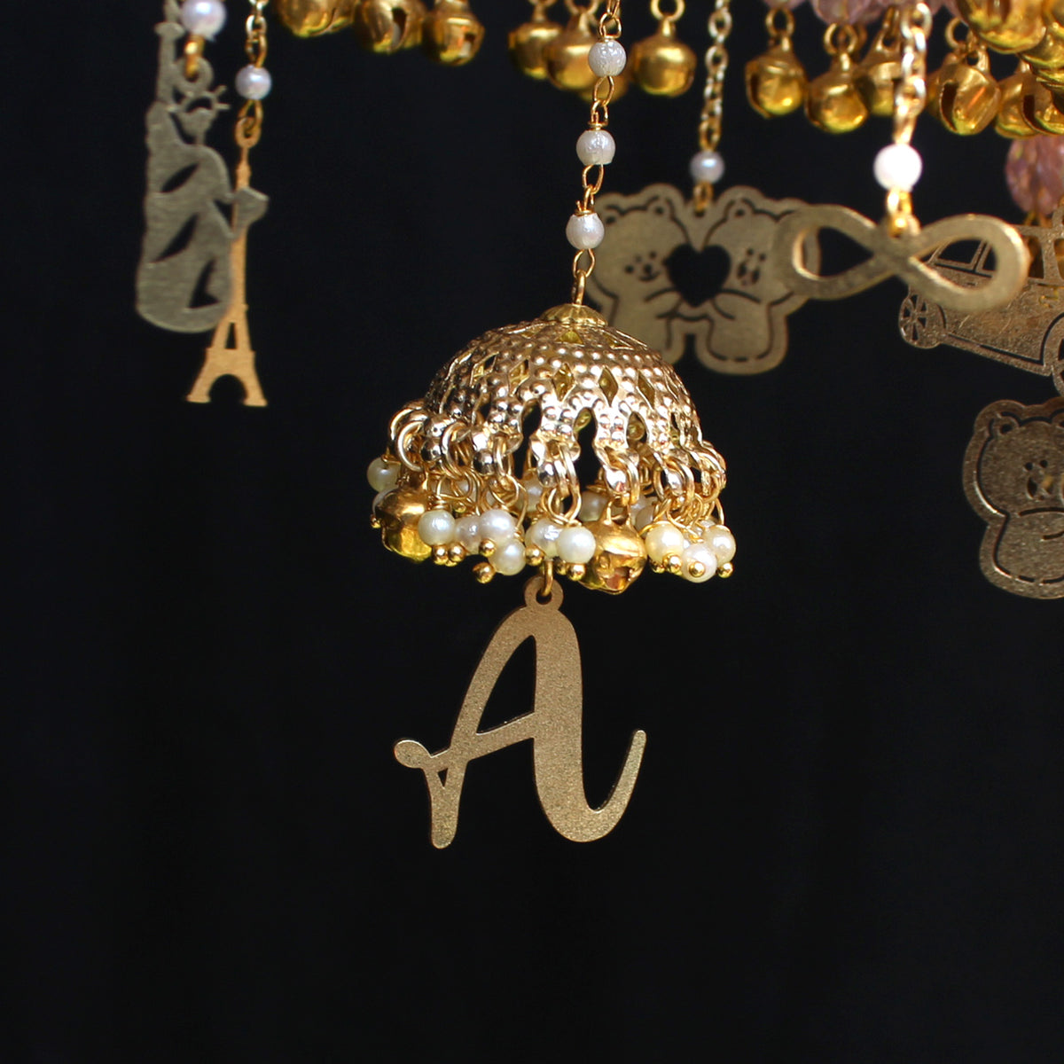 Noor Crystal Kaleera Set Of 2 Pieces