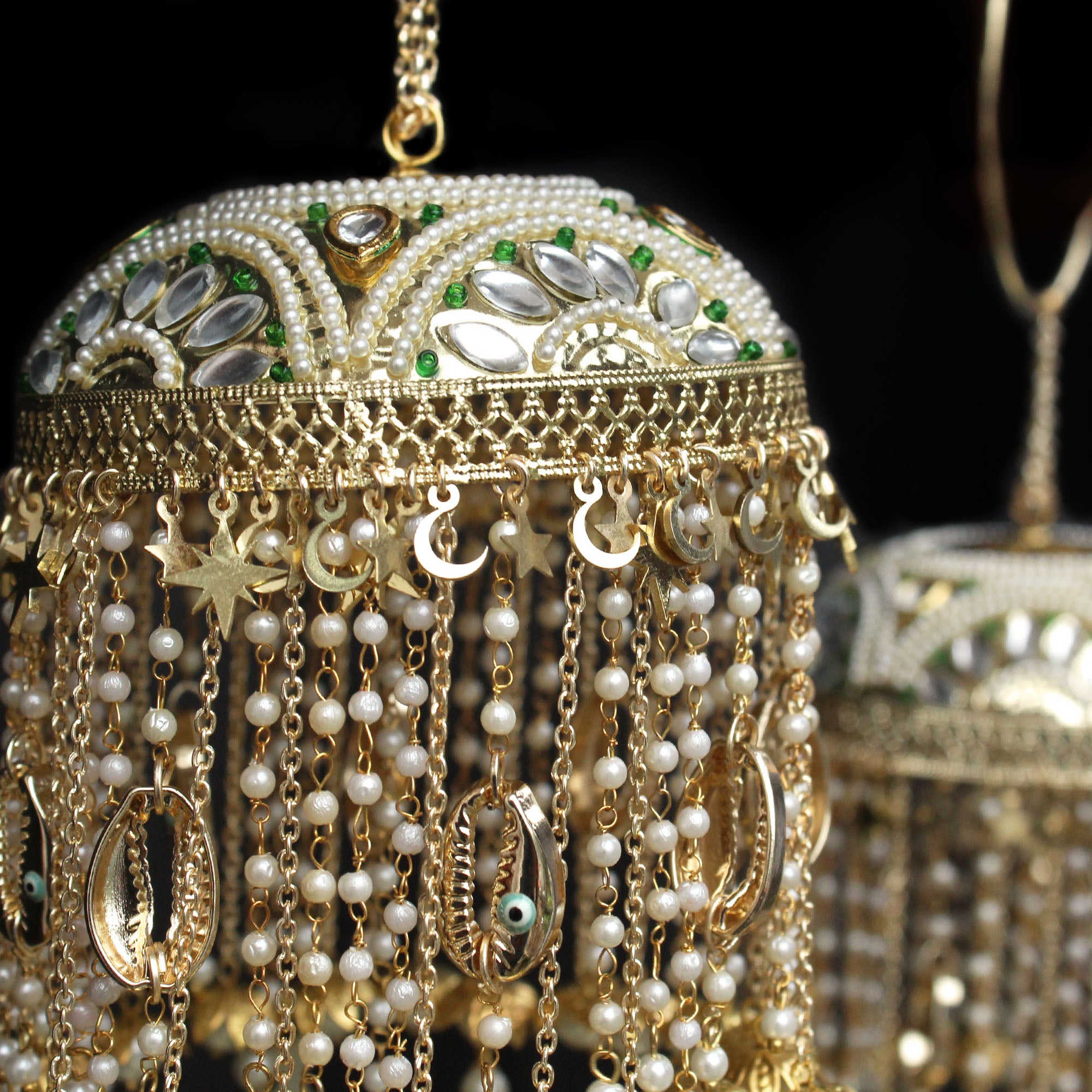 Customizable Resin Lotus & Celestial Kaleere - Pair of 2 Pieces