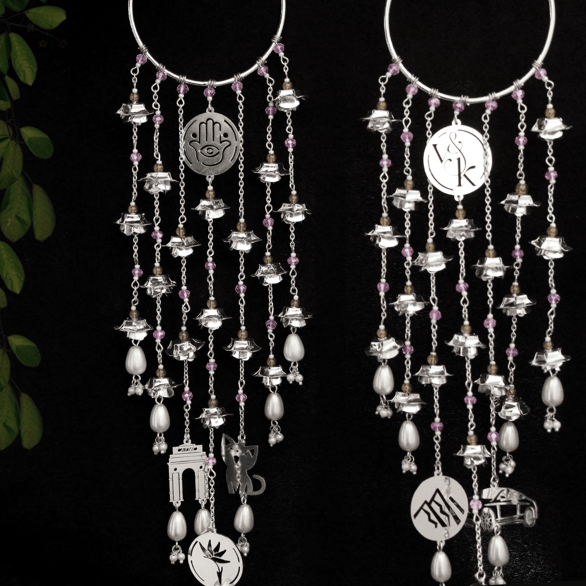 Personalised Flat Bangle Style Silver Kaleere