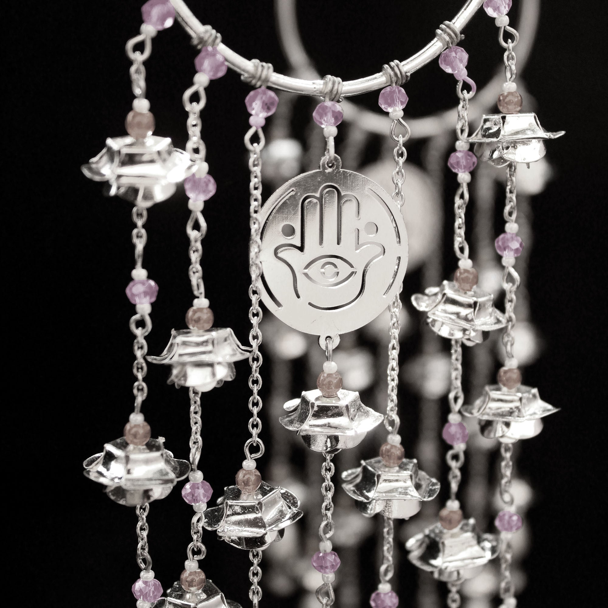 Personalised Flat Bangle Style Silver Kaleere