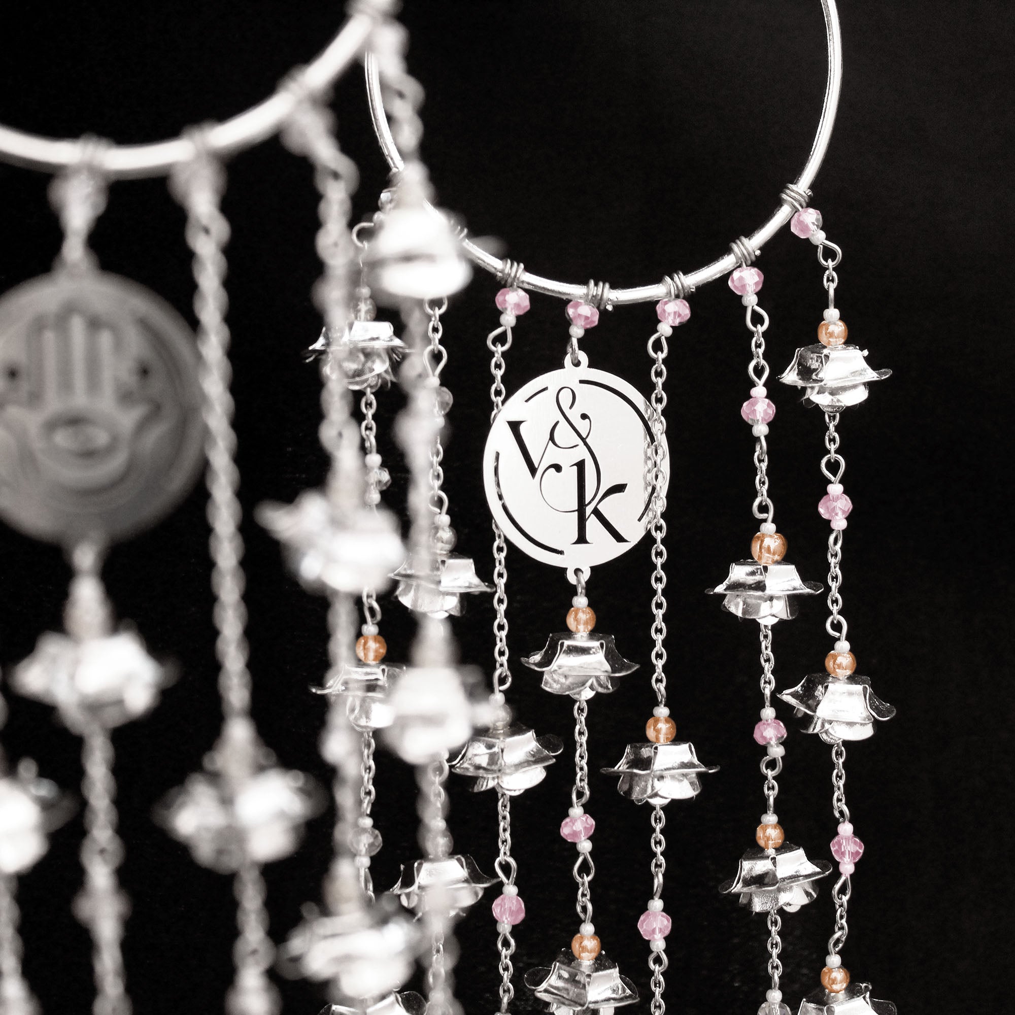 Personalised Flat Bangle Style Silver Kaleere